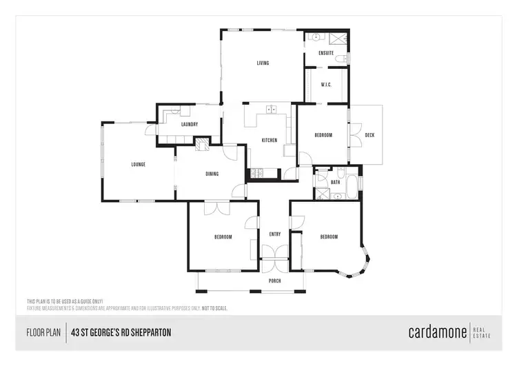Floorplan of Homely house listing, 43 St Georges Road, Shepparton VIC 3630