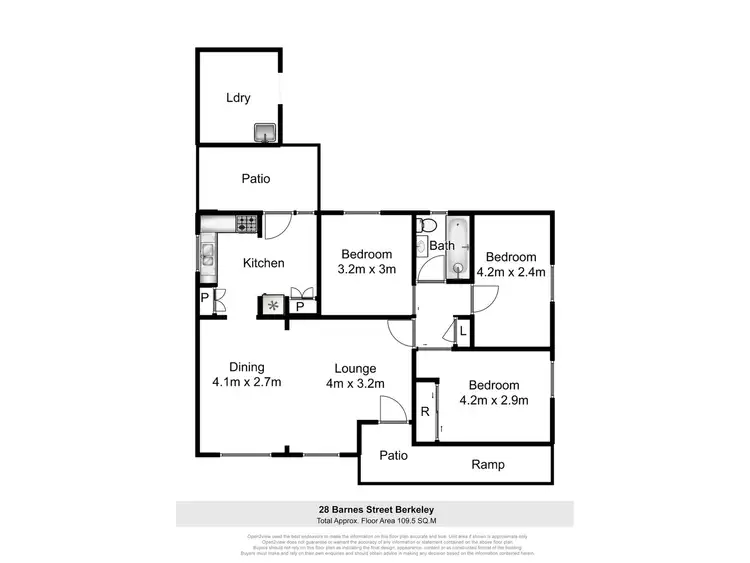 Floorplan of Homely house listing, 28 Barnes Street, Berkeley NSW 2506