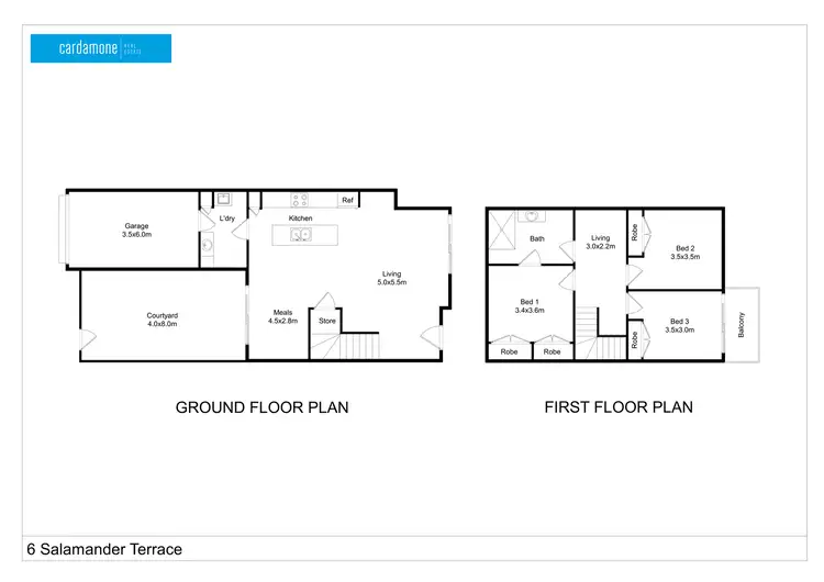 Floorplan of Homely terrace listing, 6 Salamander Terrace, Shepparton VIC 3630