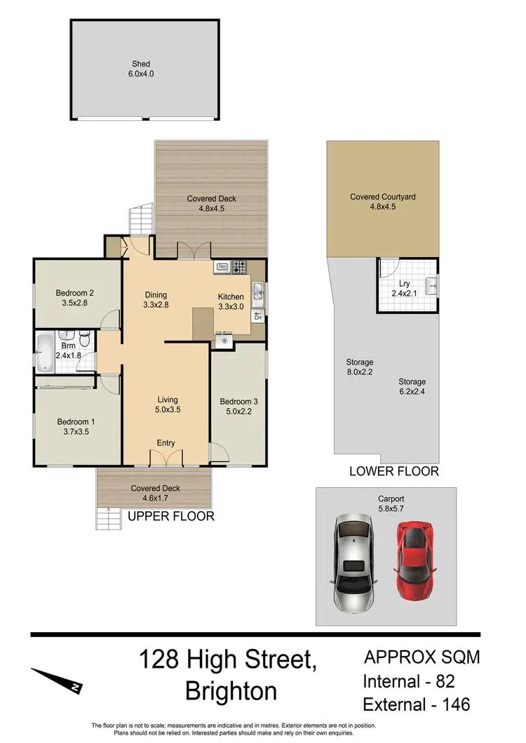 Floorplan of Homely house listing, 128 High Street, Brighton QLD 4017