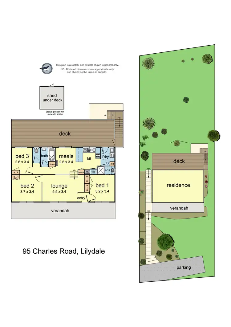 Floorplan of Homely house listing, 95 Charles Road, Lilydale VIC 3140