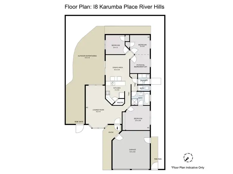 Floorplan of Homely house listing, 18 Karumba Place, Riverhills QLD 4074