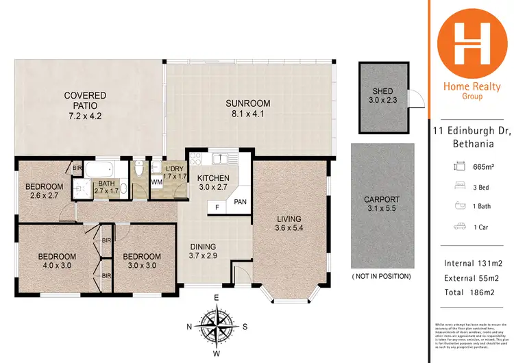 Floorplan of Homely house listing, 11 Edinburgh Drive, Bethania QLD 4205