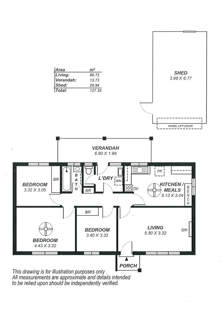Floorplan of Homely house listing, 376 Victoria Road, Taperoo SA 5017