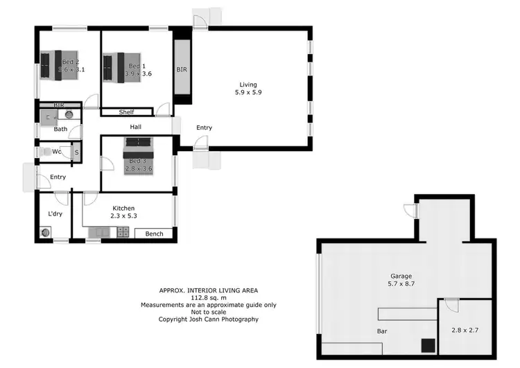 Floorplan of Homely house listing, 18 Conness Street, Chiltern VIC 3683