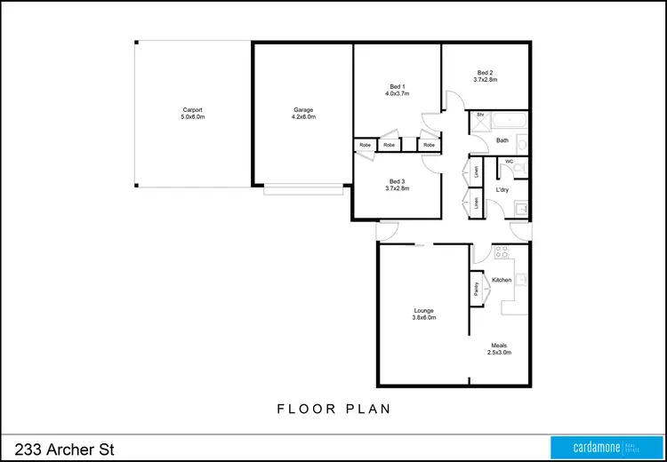 Floorplan of Homely house listing, 233 Archer Street, Shepparton VIC 3630