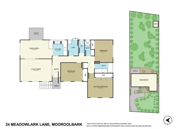 Floorplan of Homely house listing, 24 Meadowlark Lane, Mooroolbark VIC 3138