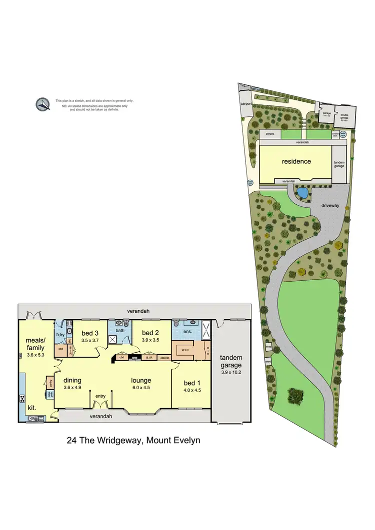 Floorplan of Homely house listing, 24 The Wridgeway, Mount Evelyn VIC 3796