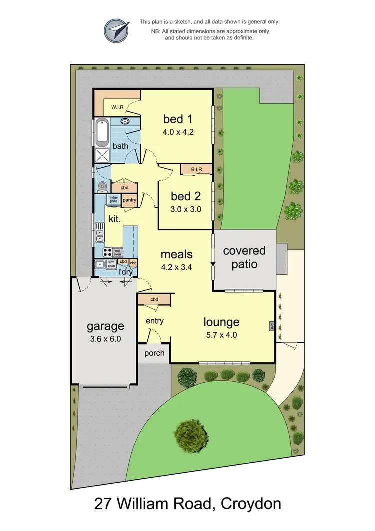 Floorplan of Homely house listing, 27 William Road, Croydon VIC 3136