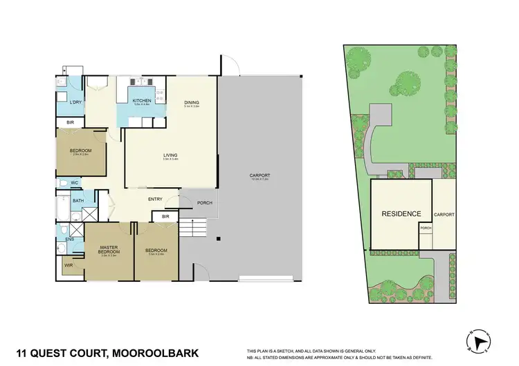 Floorplan of Homely house listing, 11 Quest Court, Mooroolbark VIC 3138