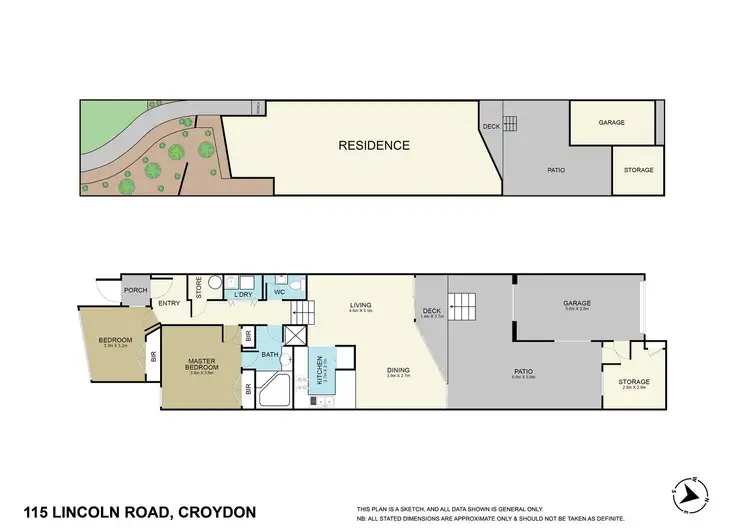 Floorplan of Homely townhouse listing, 115 Lincoln Road, Croydon VIC 3136