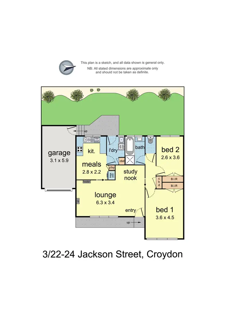 Floorplan of Homely unit listing, 3/22-24 Jackson Street, Croydon VIC 3136