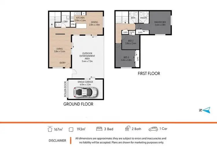 Floorplan of Homely townhouse listing, 12/61 Harburg Drive, Beenleigh QLD 4207