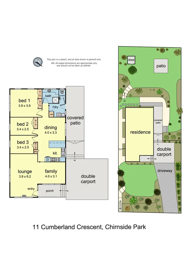 Floorplan of Homely house listing, 11 Cumberland Crescent, Chirnside Park VIC 3116