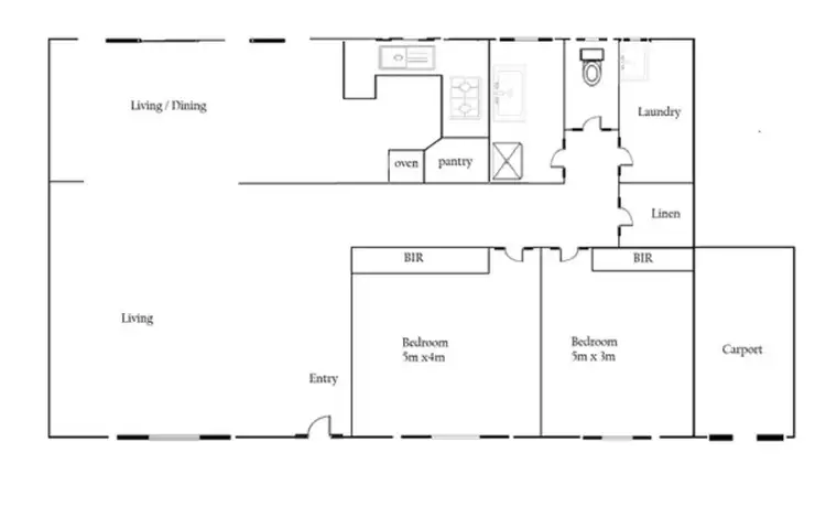 Floorplan of Homely house listing, 2/15 Gerrish Court, Mooroopna VIC 3629