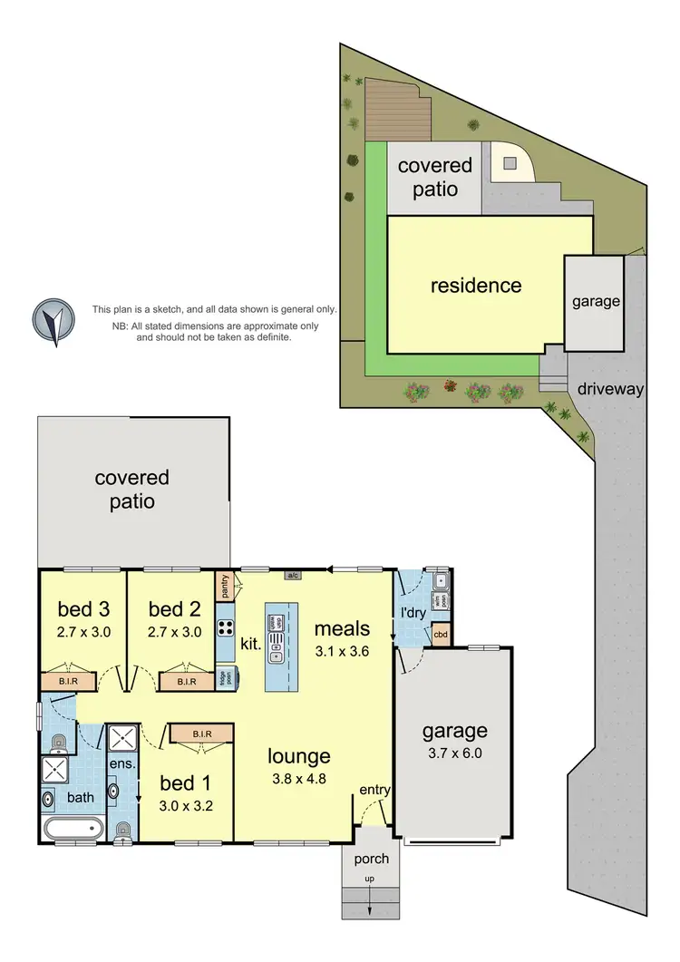 Floorplan of Homely house listing, 6a Masefield Avenue, Mooroolbark VIC 3138