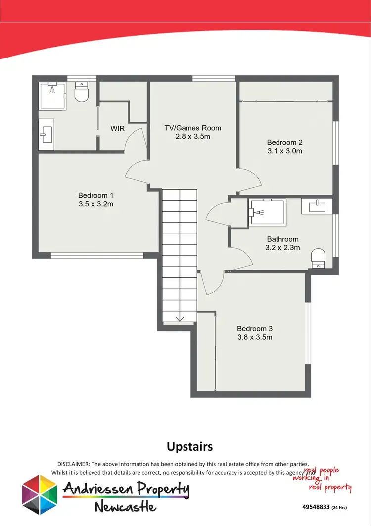 Floorplan of Homely townhouse listing, 1/4 Sneddon Court, Boolaroo NSW 2284