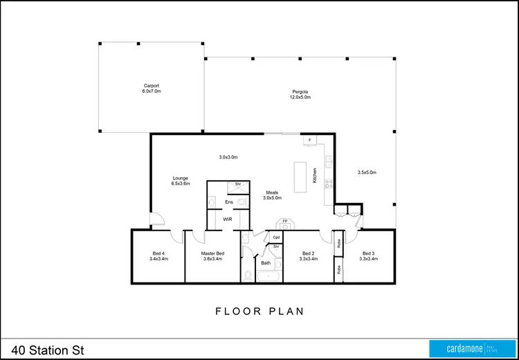 Floorplan of Homely house listing, 38-40 Station Street, Murchison VIC 3610