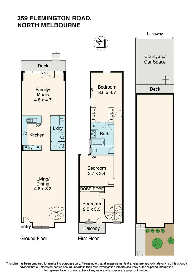 Floorplan of Homely house listing, 359 Flemington Road, North Melbourne VIC 3051