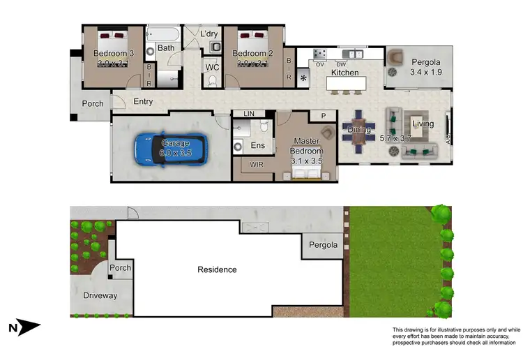 Floorplan of Homely house listing, 7 Camargue Circuit, Clyde North VIC 3978