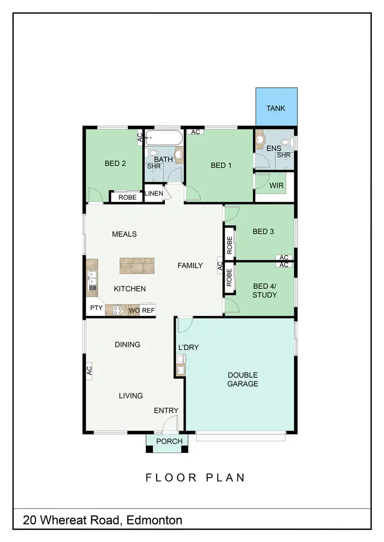 Floorplan of Homely house listing, 20 Whereat Road, Edmonton QLD 4869