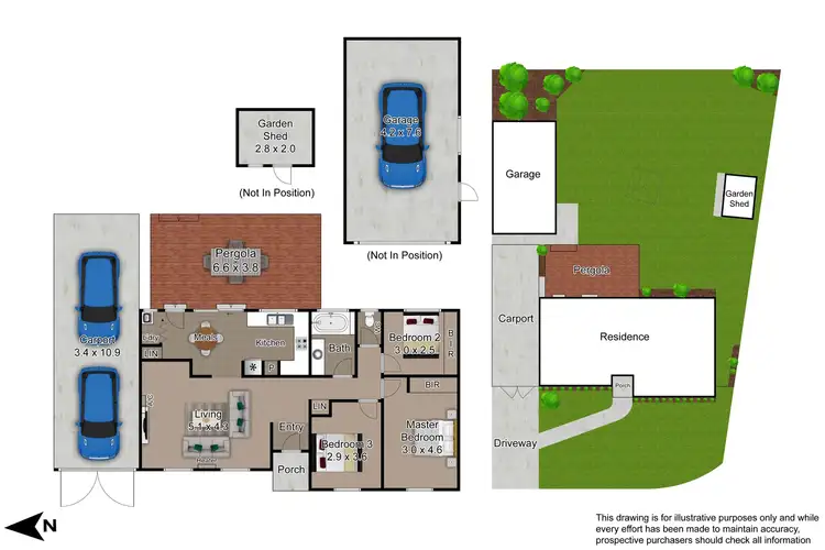 Floorplan of Homely house listing, 4 Delta Court, Cranbourne VIC 3977