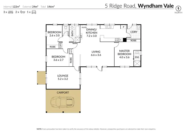 Floorplan of Homely house listing, 5 Ridge Drive, Wyndham Vale VIC 3024