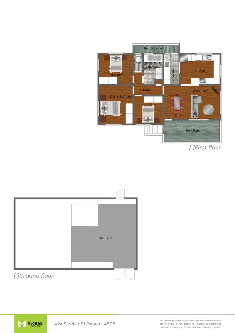 Floorplan of Homely house listing, 42a Sinclair Street, Bowen QLD 4805