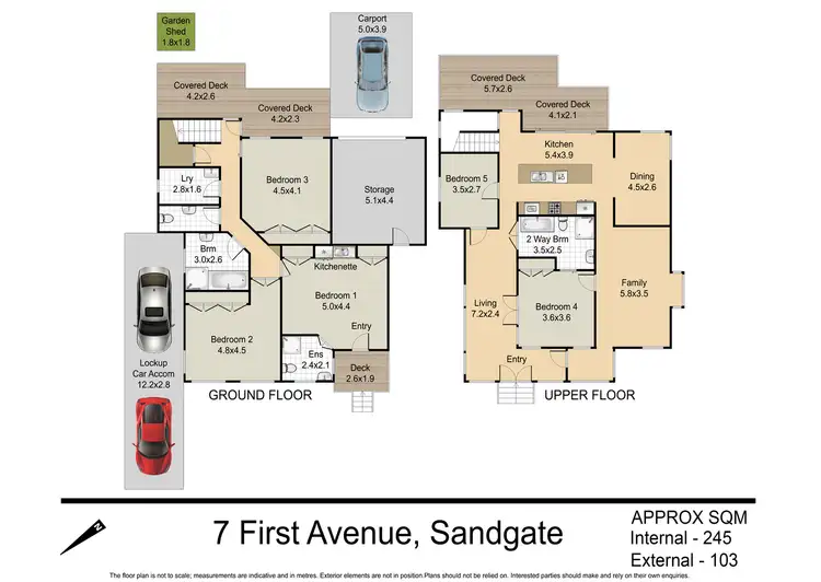 Floorplan of Homely house listing, 7 First Avenue, Sandgate QLD 4017