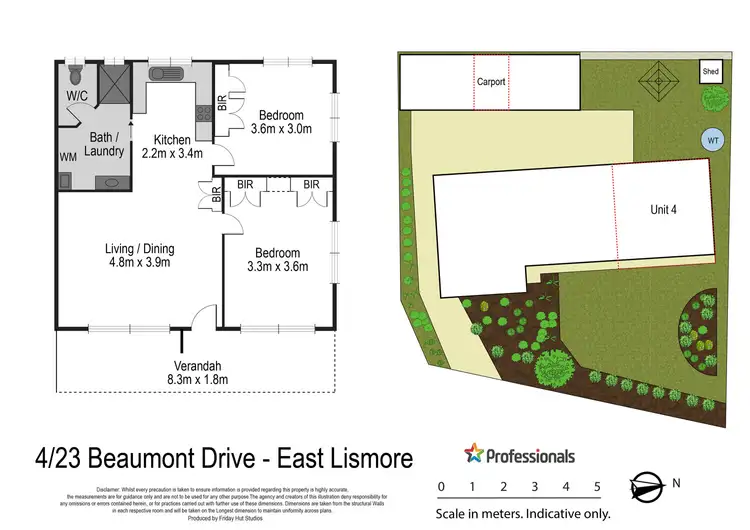 Floorplan of Homely house listing, 4/23 Beaumont Drive, East Lismore NSW 2480