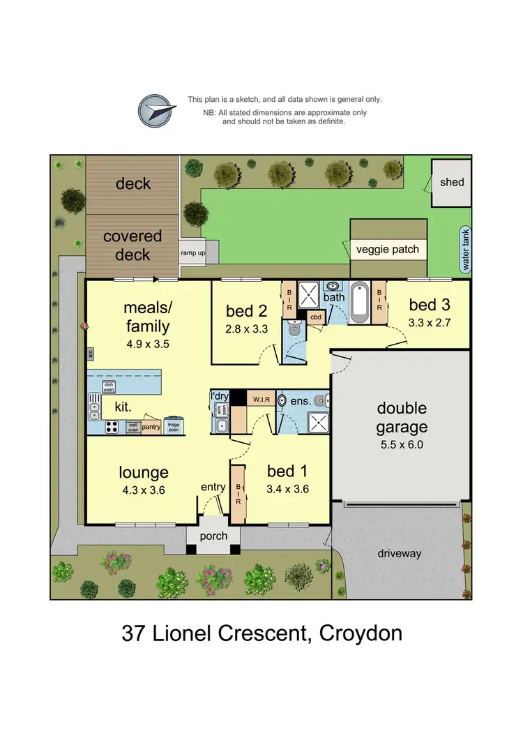 Floorplan of Homely house listing, 37 Lionel Crescent, Croydon VIC 3136
