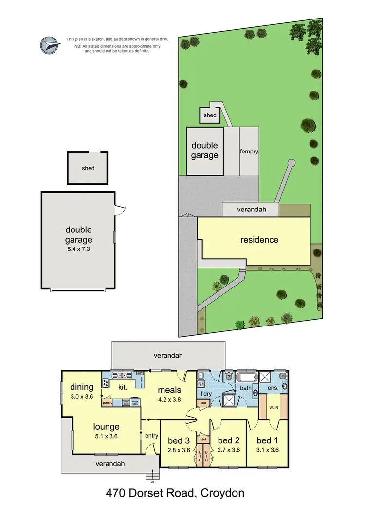 Floorplan of Homely house listing, 470 Dorset Road, Croydon South VIC 3136