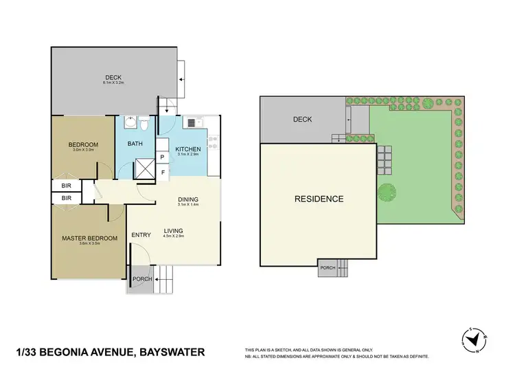 Floorplan of Homely unit listing, 1/33 Begonia Avenue, Bayswater VIC 3153