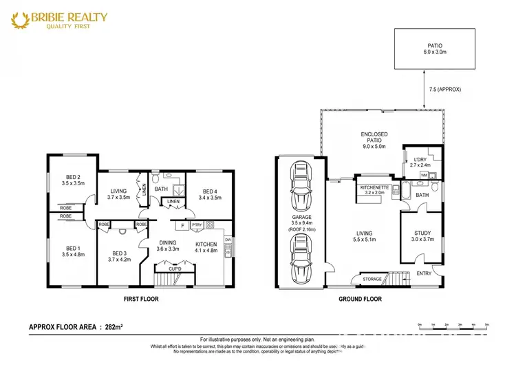 Floorplan of Homely house listing, 12 Illoura Avenue, Bellara QLD 4507