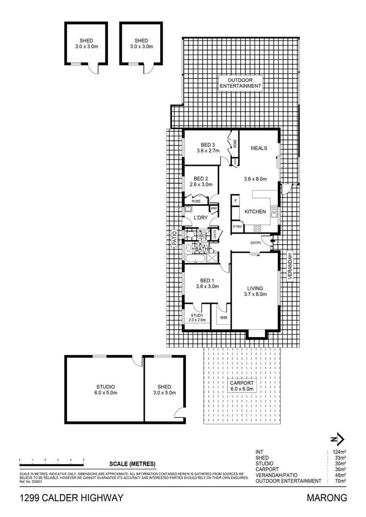 Floorplan of Homely house listing, 1299 Calder Highway, Marong VIC 3515