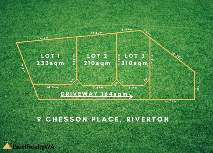 Floorplan of Homely land listing, LOT D, 9 Chesson Place, Riverton WA 6148
