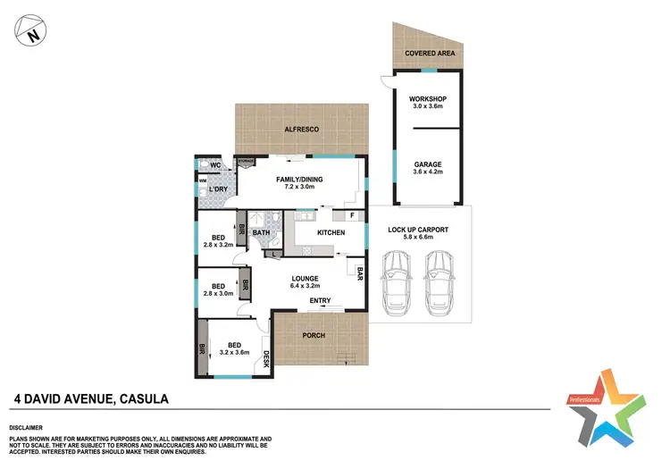 Floorplan of Homely house listing, 4 David Avenue, Casula NSW 2170