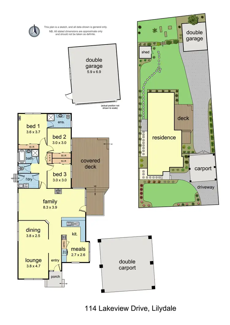 Floorplan of Homely house listing, 114 Lakeview Drive, Lilydale VIC 3140