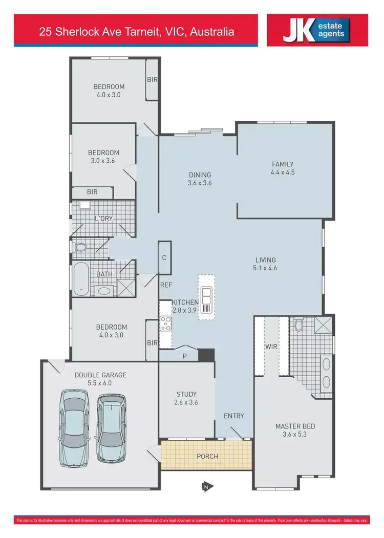 Floorplan of Homely house listing, 25 Sherlock Avenue, Tarneit VIC 3029