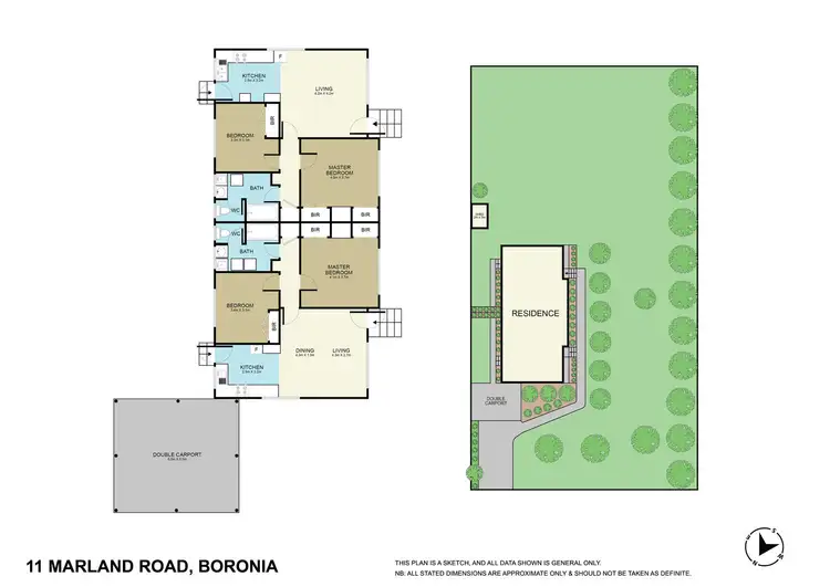 Floorplan of Homely house listing, 11 Marland Road, Boronia VIC 3155