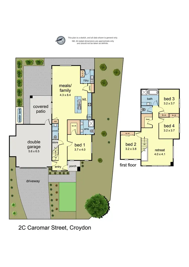 Floorplan of Homely house listing, 2c Caromar Street, Croydon VIC 3136