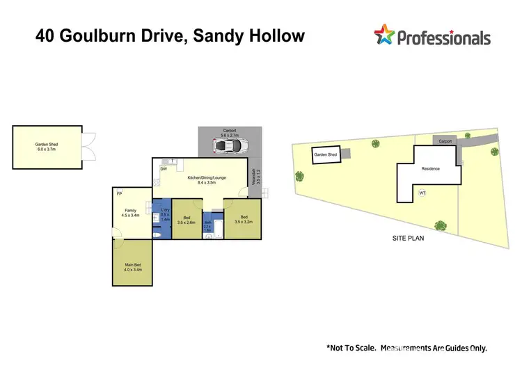 Floorplan of Homely house listing, 40 Goulburn Drive, Sandy Hollow NSW 2333