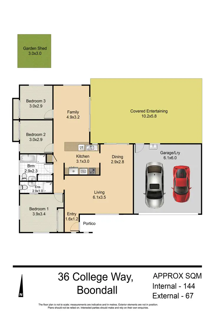 Floorplan of Homely house listing, 36 College Way, Boondall QLD 4034