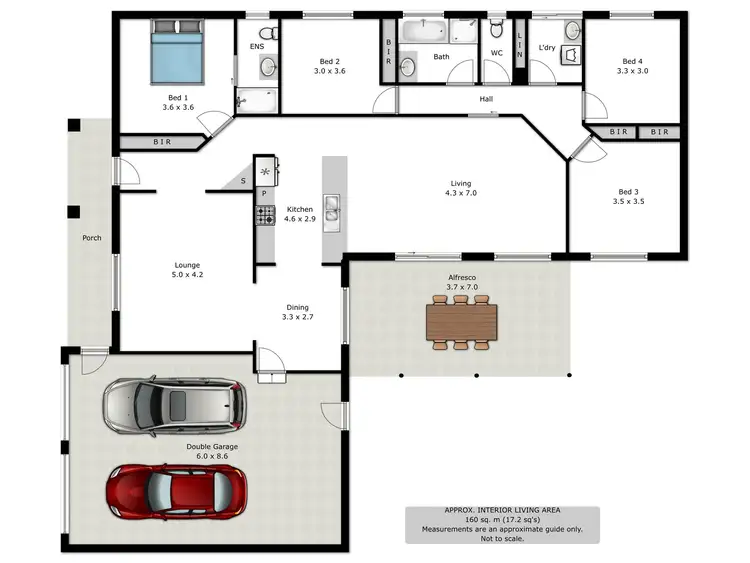 Floorplan of Homely house listing, 14 Montclair Avenue, Wodonga VIC 3690