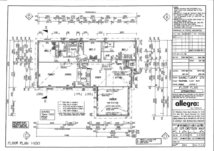 Floorplan of Homely house listing, 19 Greybox Way, Kialla VIC 3631