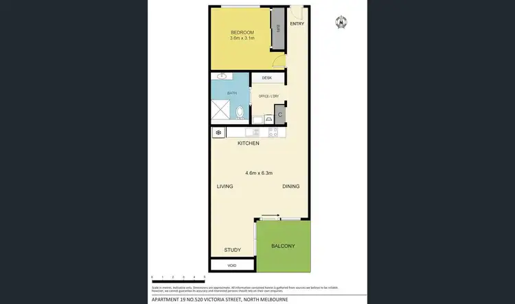 Floorplan of Homely apartment listing, 19/520 Victoria Street, North Melbourne VIC 3051