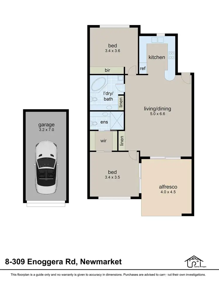 Floorplan of Homely unit listing, 8/54 Garden Terrace, Newmarket QLD 4051