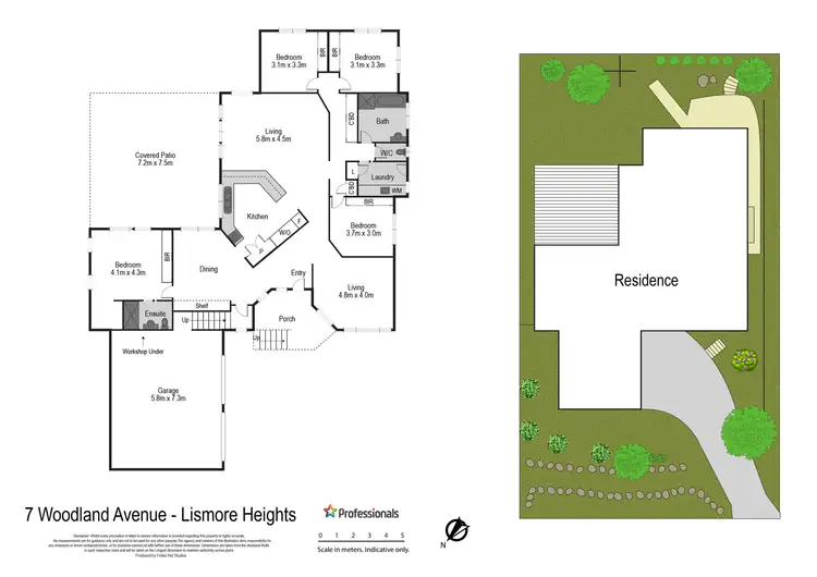 Floorplan of Homely house listing, 7 Woodland Avenue, Lismore Heights NSW 2480