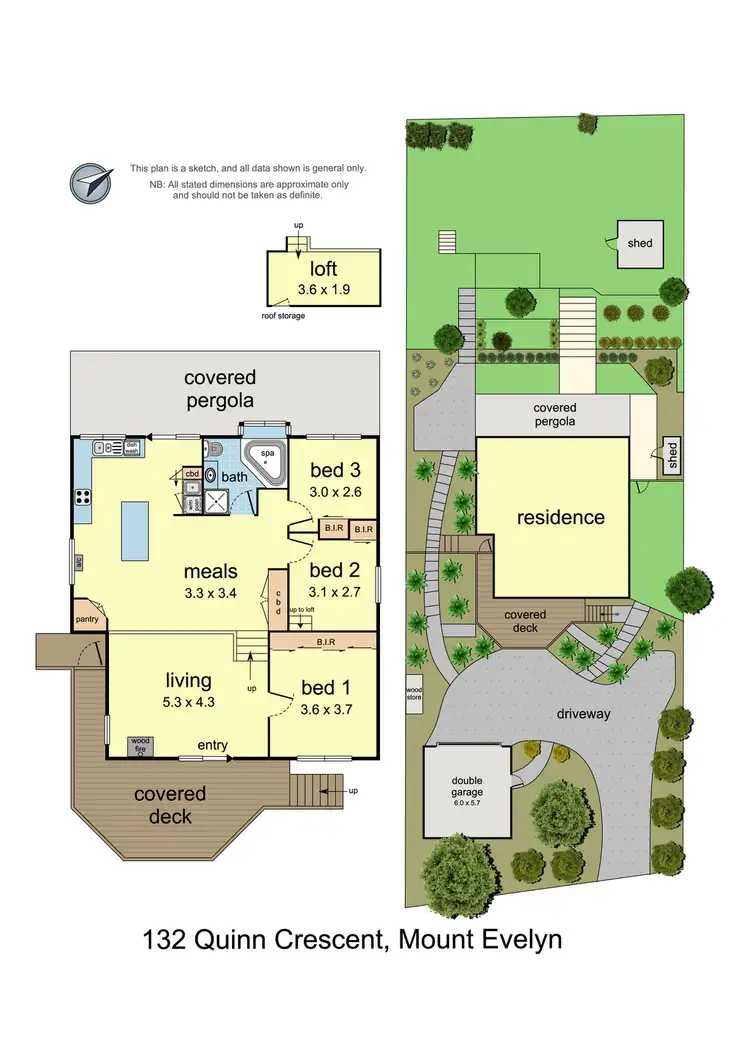 Floorplan of Homely house listing, 132 Quinn Crescent, Mount Evelyn VIC 3796