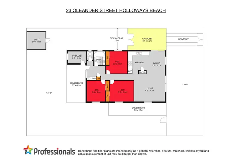 Floorplan of Homely house listing, 23 Oleander Street, Holloways Beach QLD 4878